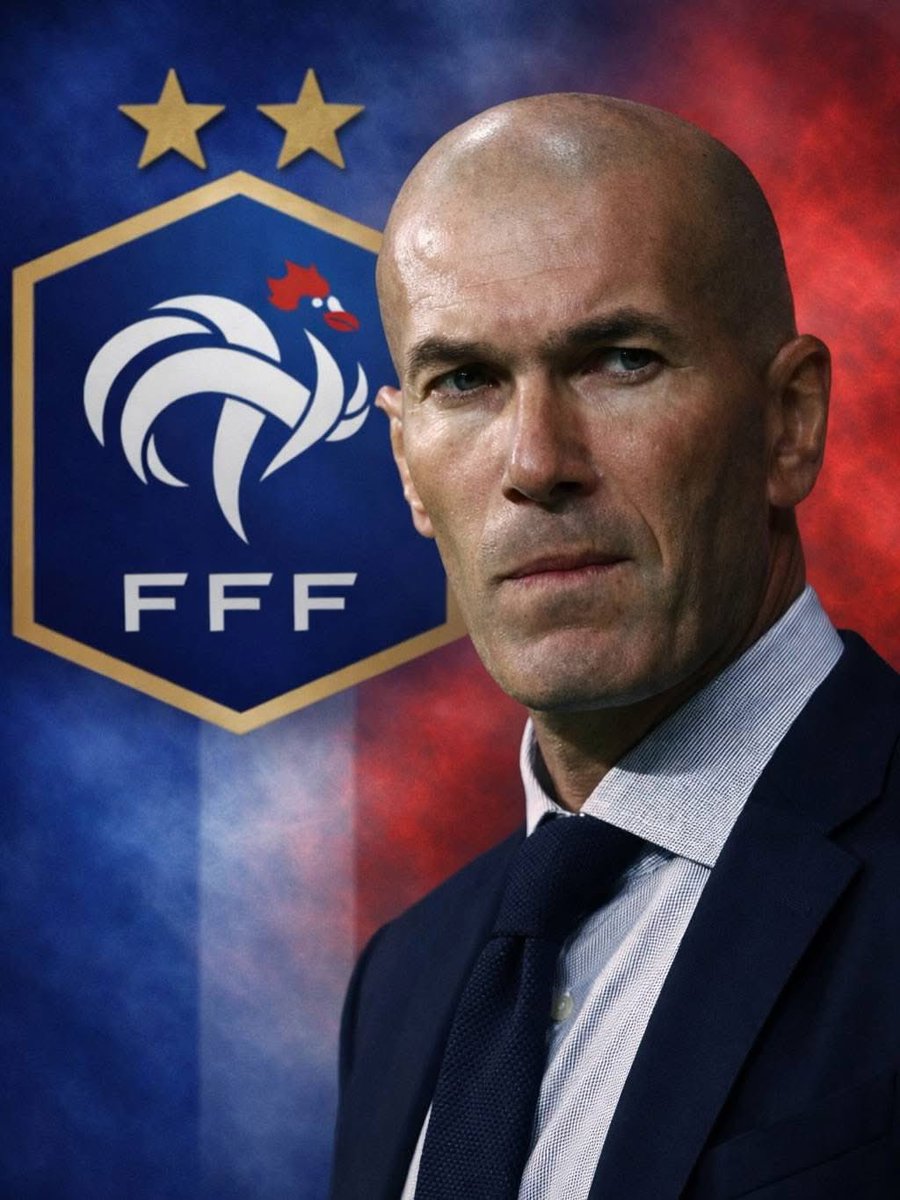 FoootyClanTV's tweet photo. 🚨OFFICIAL: Zinedine Zidane has been appointed as the new Head Coach of France on a four-year deal. ✍🏻🇫🇷 https://t.co/oCXV5ZtskS