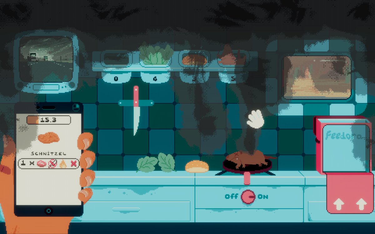 hjaltetagmose's tweet photo. Feed for Speed takes place in a world, where if you stop driving, you die! 

Drive, cook, deliver and gather ingredients all at the same time in this stress inducing food truck experience.

Play it here:
https://t.co/XZUPdolne5

#gamedev #indiedev #pixelart #lowpoly https://t.co/8kRb6DcQuO