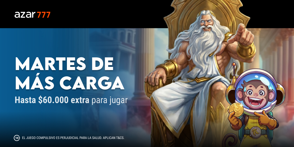 azar777_'s tweet photo. 🚨 ¡Llegó el mejor día de la semana!

Todos los martes, hacé tu primer depósito desde $15.000 y llevate un 75% extra, con un bono de hasta $60.000.

🎰 Más saldo. Más juego. Más diversión.

#azar777 #casino #argentina https://t.co/4ZMN1dty7J
