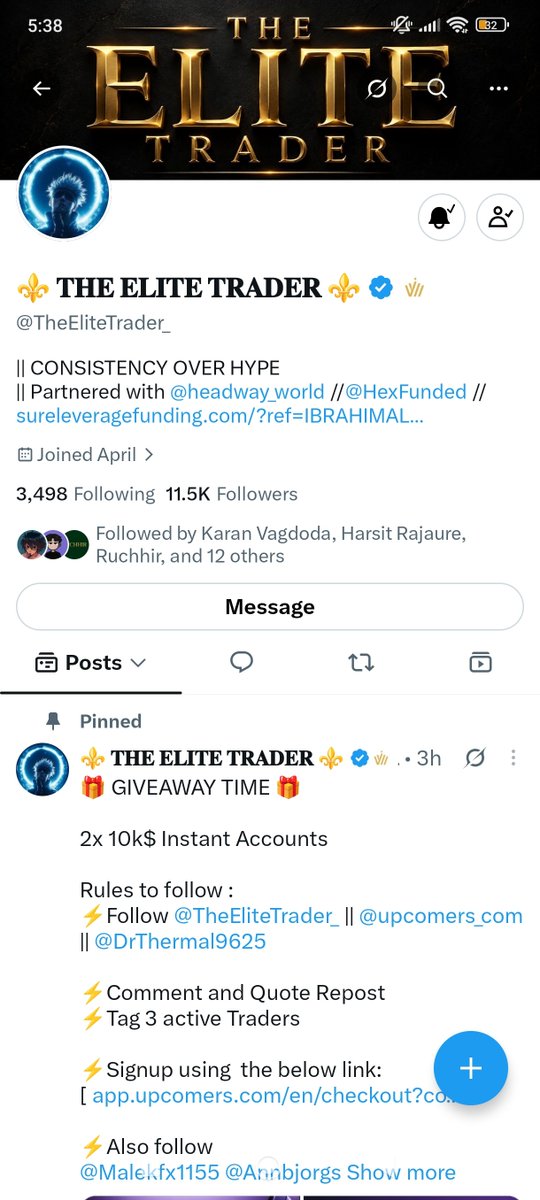 02Rane80117's tweet photo. @TheEliteTrader_ @APEXFUNDED5qe @DrThermal9625 @Annbjorgs @Malekfx1155 @SMARTFX03 Task completed ✅ https://t.co/yvkRN4luMP