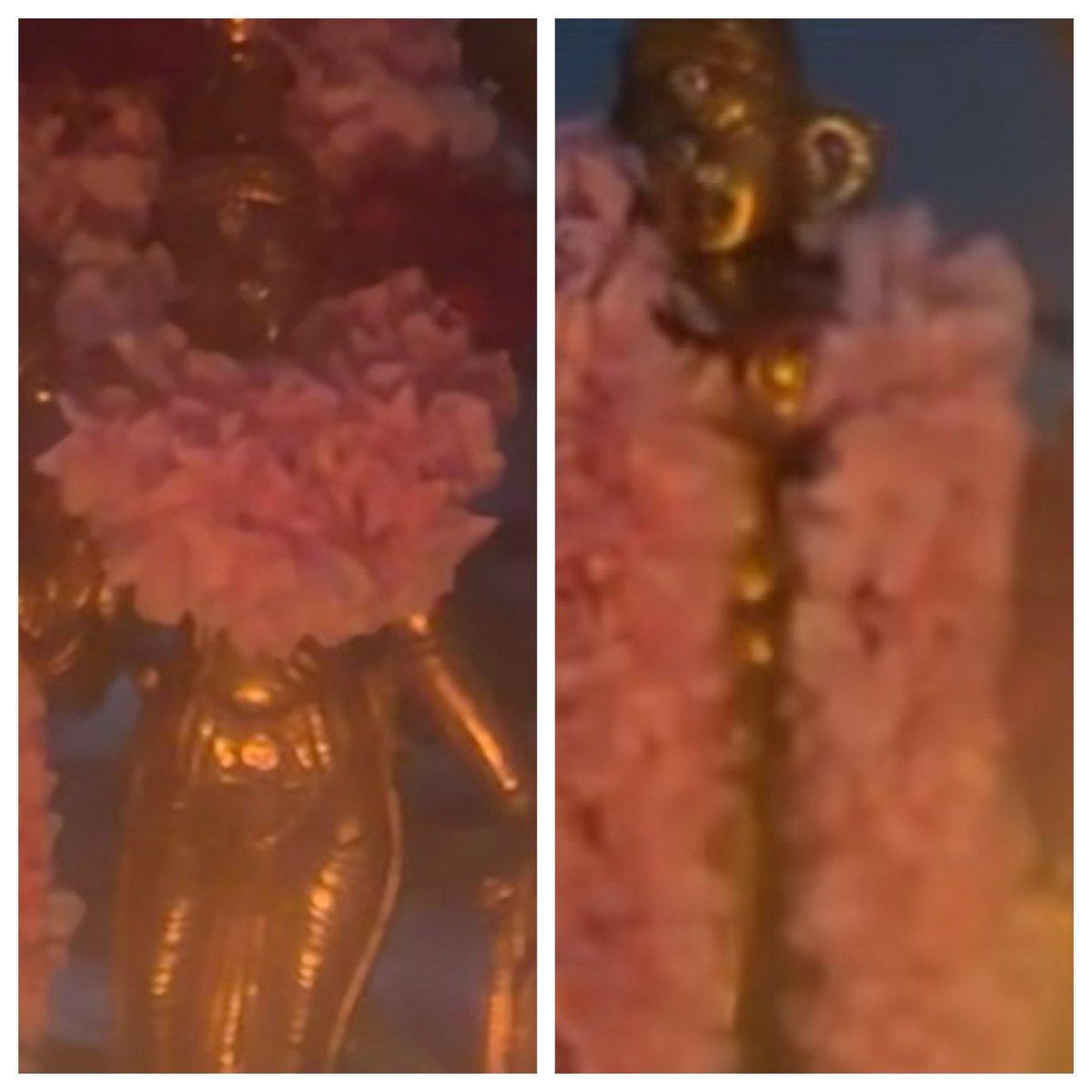 kadalcippi's tweet photo. This is not the first time. My Meenakshi has also tilted her head when I was performing Homa. Here is the picture. https://t.co/FTvJIDLWKK