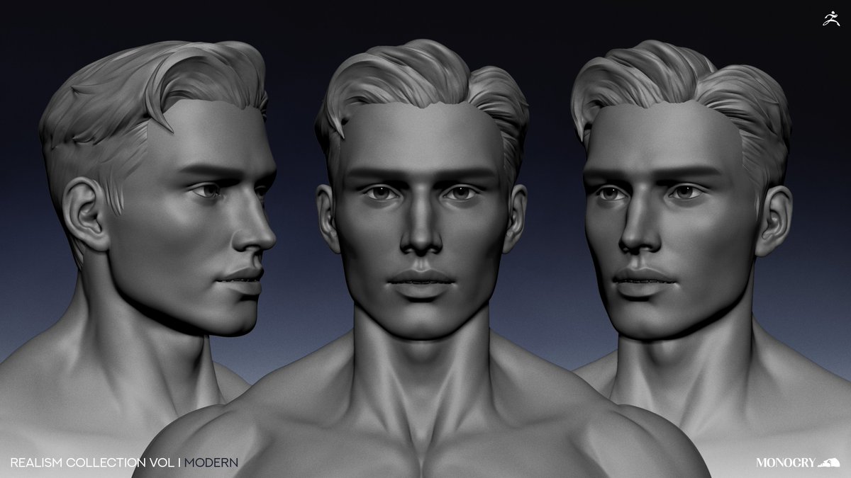 MONOCRYSTUDIOS's tweet photo. Zbrush renders of the MODERN line 
#zbrush #3dart #characterart https://t.co/f5uhLXkbPA