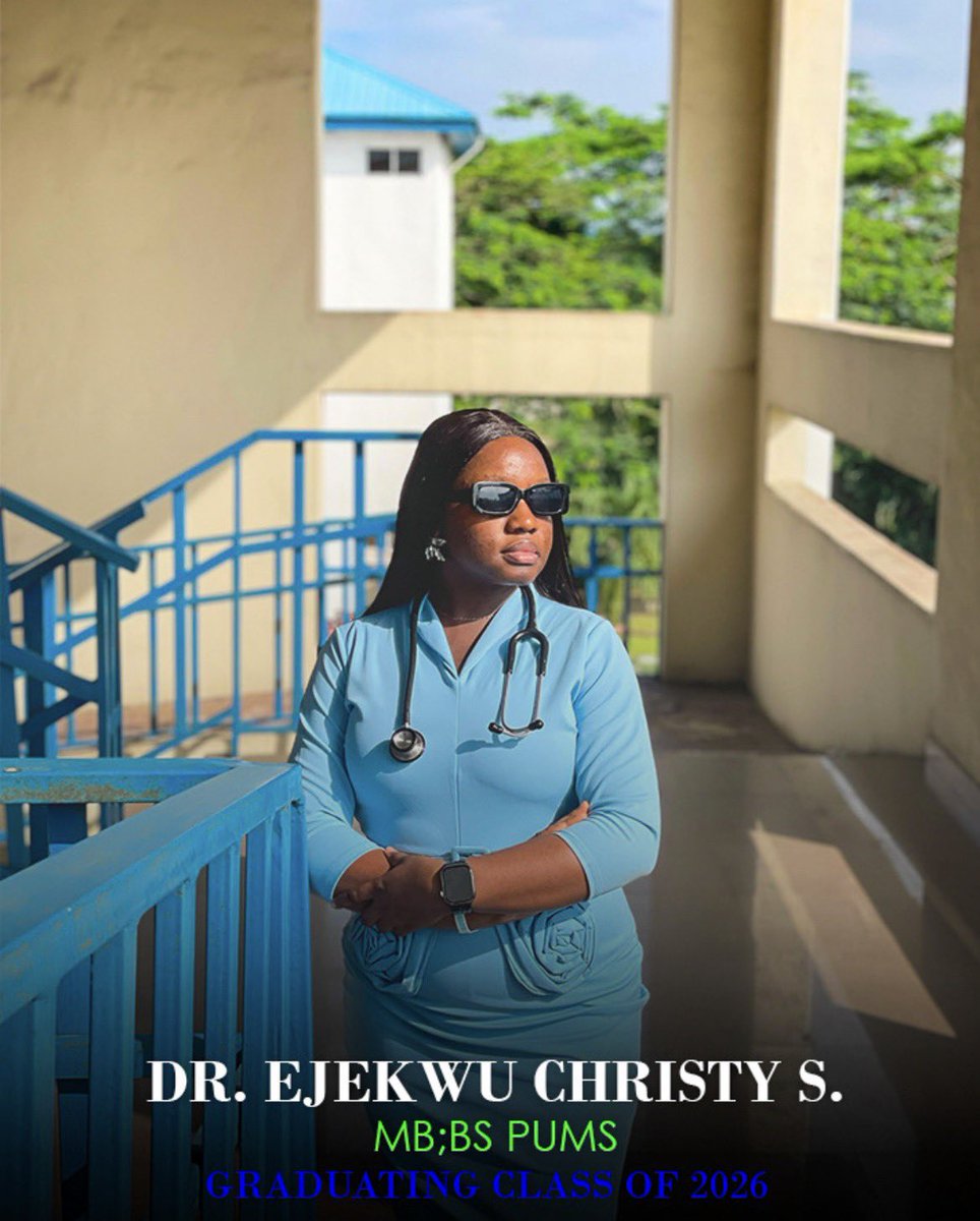 Christysarima's tweet photo. REINTRODUCING 

DR. EJEKWU CHRISTY SARIMA (MB;BS PUMS) https://t.co/6CluoejqBz