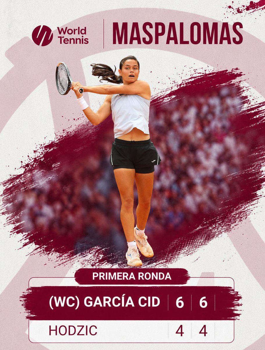 fedetenismadrid's tweet photo. ✅  ¡Buen estreno de María García Cid en el ITF W100 de Maspalomas!
💪  La madrileña aprovechó bien la invitación al cuadro final para avanzar a la segunda ronda del torneo canario. https://t.co/dwIClqkpsR