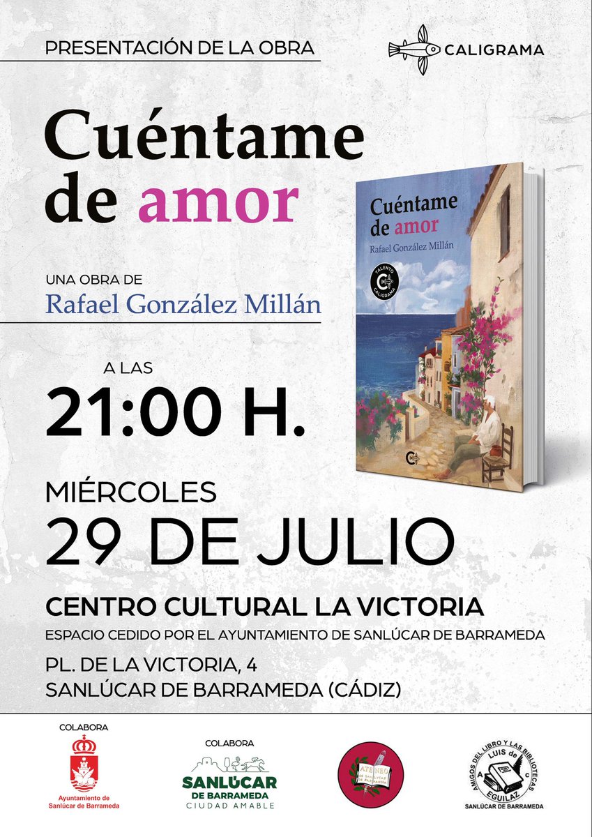 AytoSanlucar's tweet photo. #Sanlúcar #CiudadAmable #Cultura           

https://t.co/k5pK6SZD1Q https://t.co/MvTtvO23kT