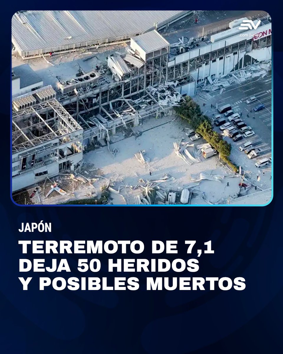 EcuavisaInforma's tweet photo. Un terremoto de magnitud 7,1 sacudió este martes 28 de julio de 2026 la prefectura de Kumamoto, en el sur de Japón, dejando al menos 50 personas heridas y causando graves afectaciones en la infraestructura y los servicios básicos. 👉 https://t.co/jdbdpriijv https://t.co/LGjYXHalfO