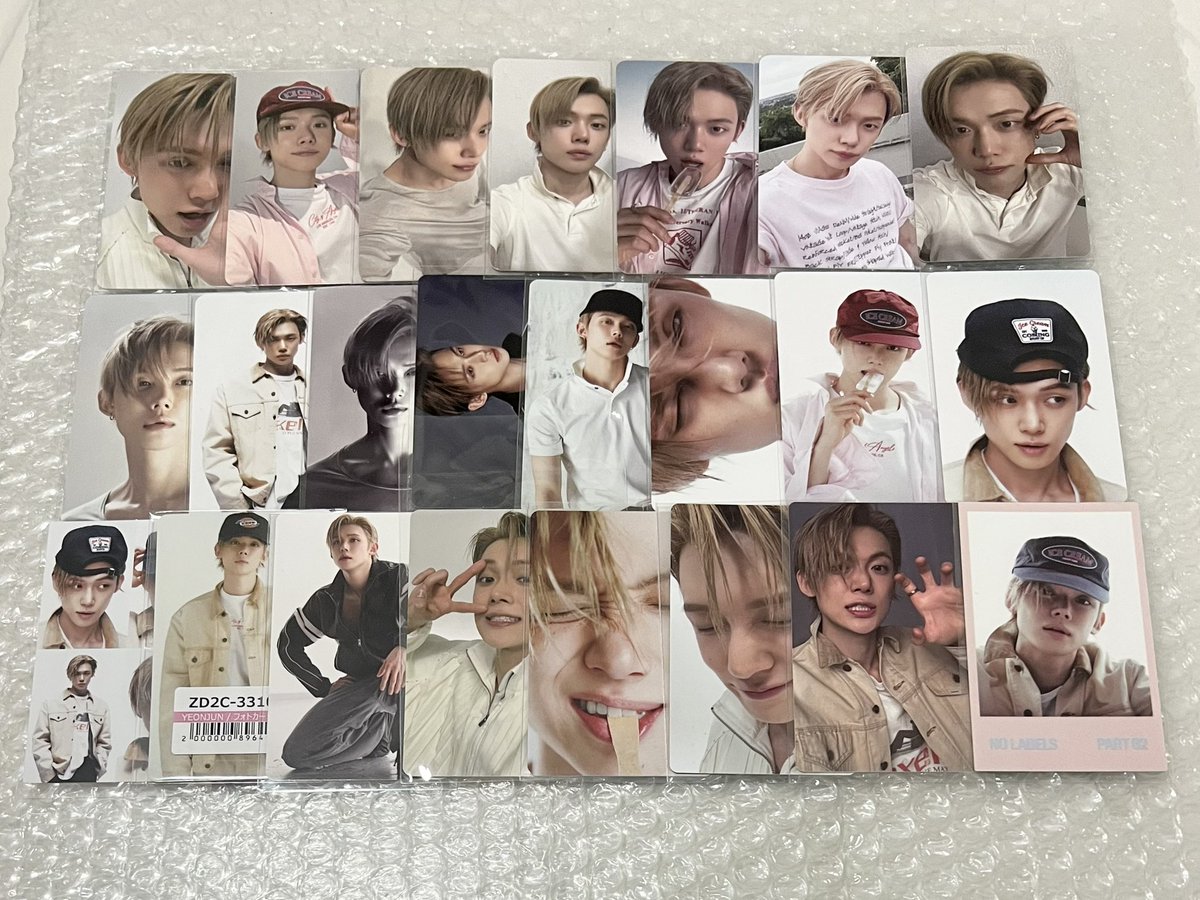 yz_0913's tweet photo. TXT YEONJUN ‘NO LABELS: PART 02’
ヨンジュン トレカ ラキドロ 交換

【譲】画像1.2.3枚目
【求】画像4枚目♡ >>> ♡以外

所持枚数調整のため♡以外はセルカ優先で求めています。
郵送希望📮
条件合う方いらっしゃいましたらお気軽にお声掛け下さい🙇‍♀️

#TXT交換 https://t.co/0Q6EDDKIBy