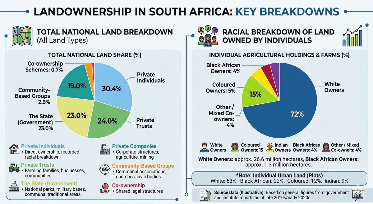 GailPedra's tweet photo. @NailanePhalatse @BizGuru4 What about land?  Here is the SA breakdown tell me what your question is ?  . https://t.co/O9671Gi8Po