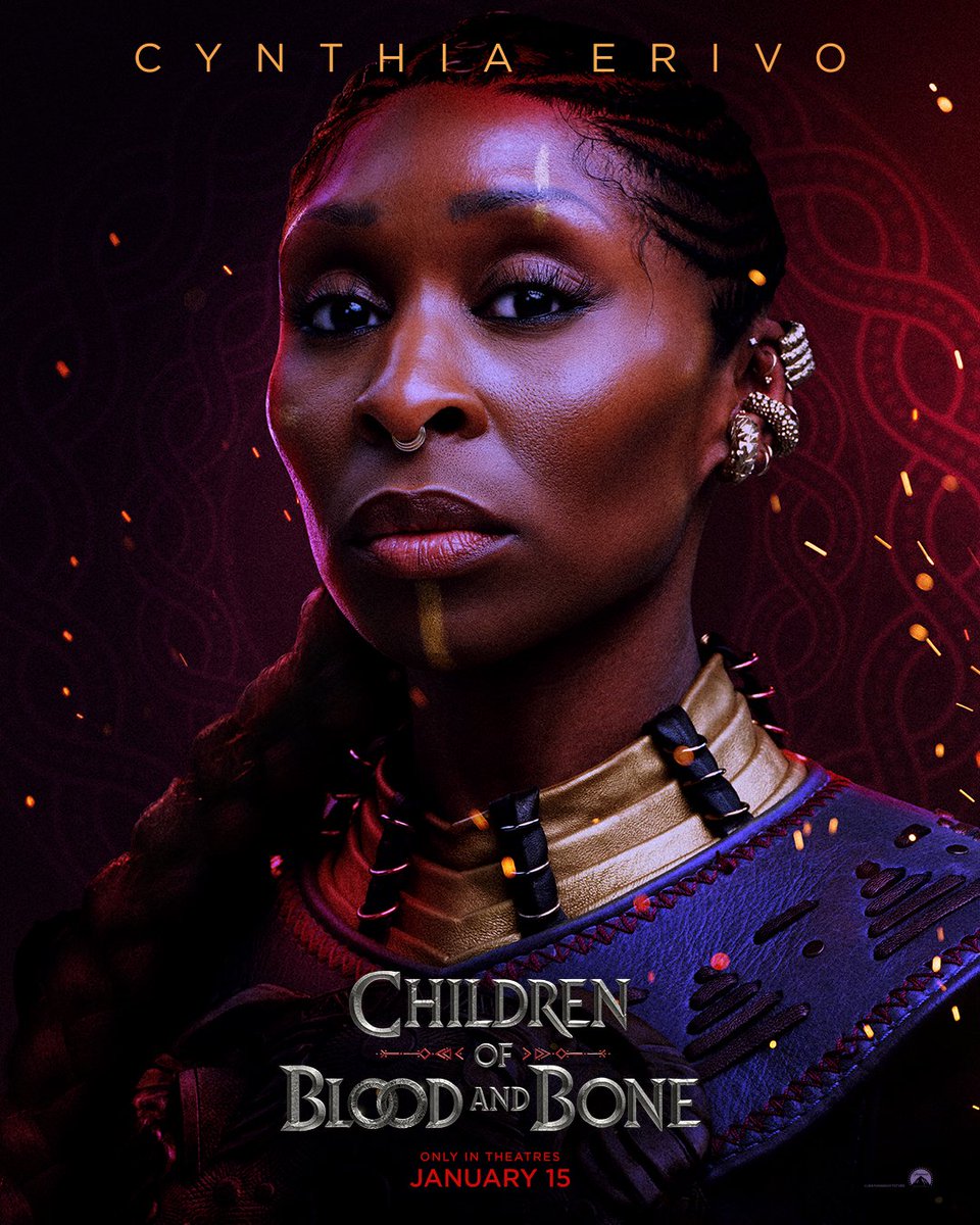 ChildrenofBandB's tweet photo. Cynthia Erivo is Commander Kaea. #ChildrenOfBloodAndBone - only in theatres and IMAX January 15, 2027. https://t.co/mD2RfigVAt