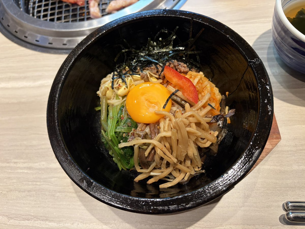 baliusb's tweet photo. #亜李蘭本邸 #中津店
#石焼ビビンバ
#中津グルメ #中津ランチ #中津ディナー https://t.co/dtj5KL3dYu