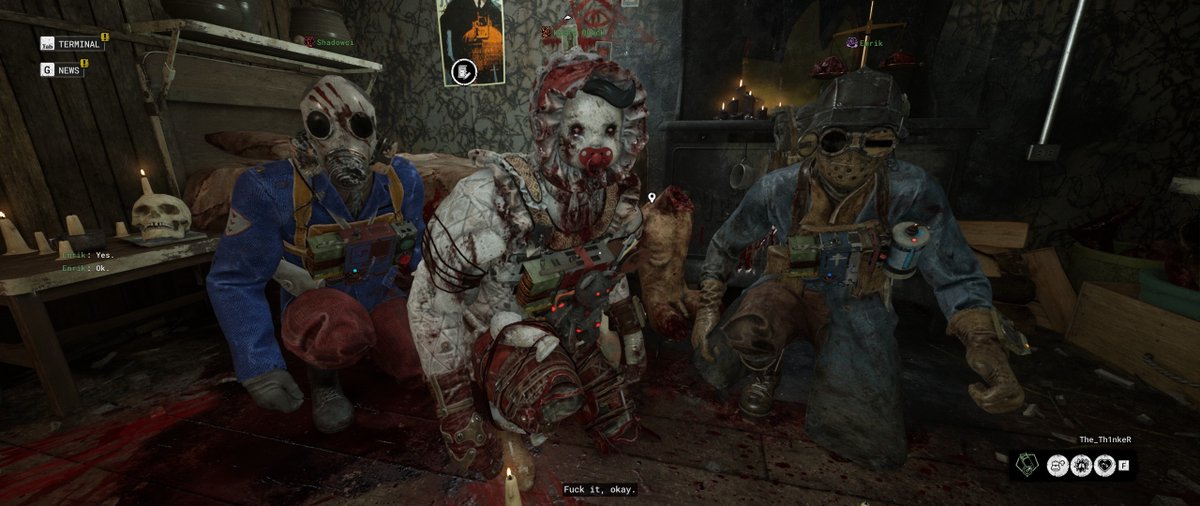 redzkyanjarp's tweet photo. me and the boys 

#OutlastTrials https://t.co/7hrmTbILY3