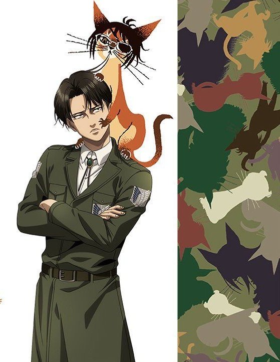 florsternberg_'s tweet photo. this is truly one of the cutest official arts to ever exist !!!

as always, levi pretends to be annoyed that hanji's all over him, but in the end he simply just lets them be, and even chew at his hair!
he can never resist them and it's SO adorable. https://t.co/up3jvRfuIj