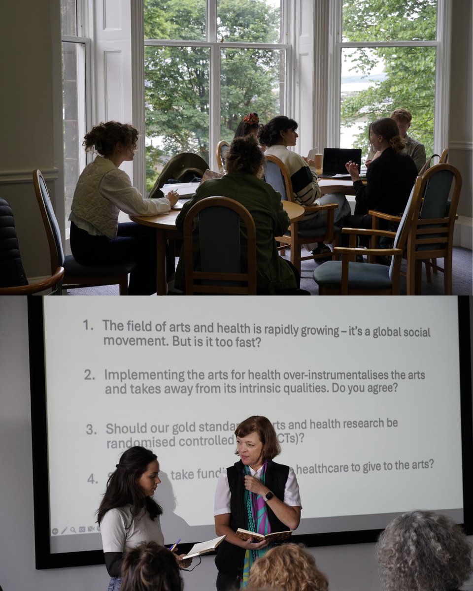 UCL_SBB's tweet photo. In June we had the pleasure of spending a week in Edinburgh for our flagship Arts Health Research Intensive!

You can now read all about it on our blog: https://t.co/B9kANKHovP

A big thanks to @StColumbas, @j_artshealthlab, @UFCAM, @PATHS_Research &amp; our wonderful cohort! https://t.co/9pwh1QAdWY