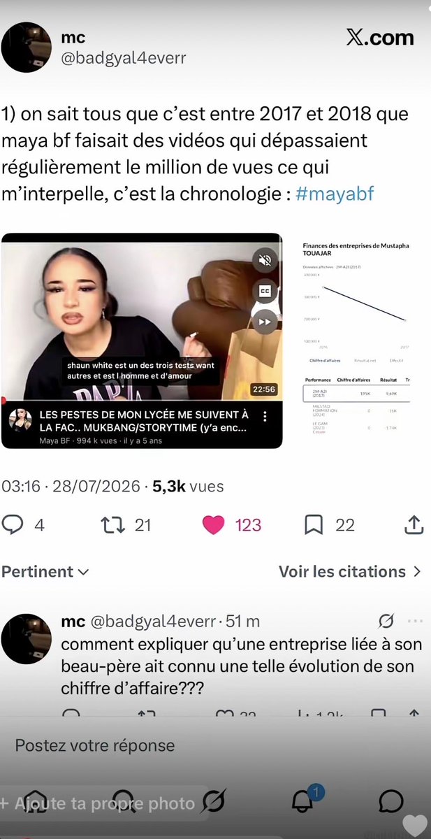 18asiaaaa's tweet photo. @chersmokes Son Daron qui gère un club sans terrain mais qui donne aussi des cours en ligne et à domicile est capable de faire de tels chiffres s’affaires? C’est vous les fous, pas elle https://t.co/qENVEuzW6R