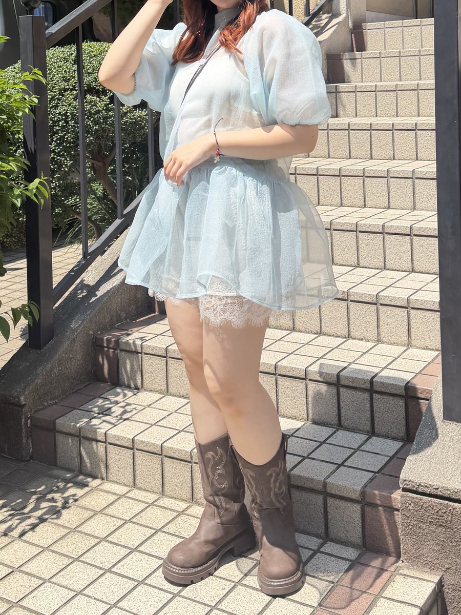 like_butter__'s tweet photo. 透け感とリボンがかわいい〜🩵🫨
#日常垢 #日常垢さんと繋がりたい #日常 #お洒落さんと繋がりたい https://t.co/jusdwFsbNJ