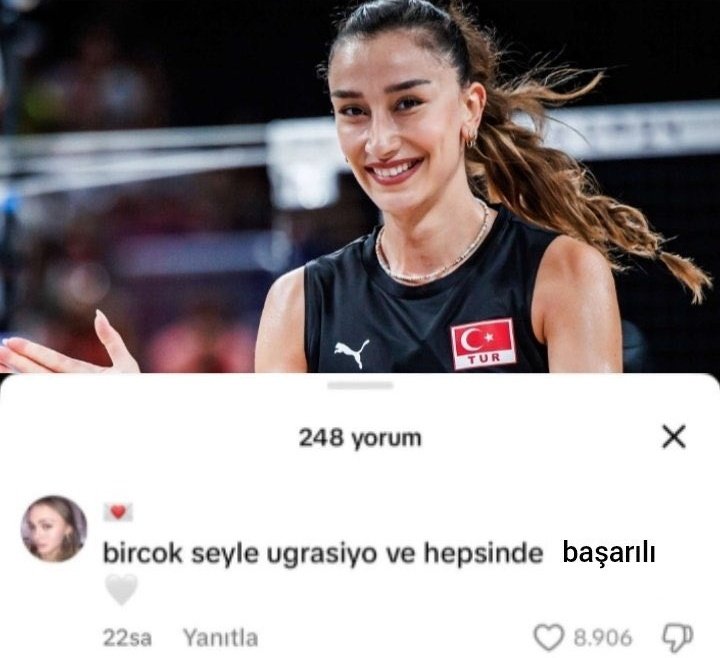 yesim0xai's tweet photo. HANDE BALADIN : 
- En yüksek yuzdeyle hücum eden smaçor 
-En iyi manşet alan smaçor 
- Takımın en skorer 2. Oyuncusu 
- Takımın en çok ace atan 2. Oyuncusu 
- Takımın en ��ok başarılı savunma yapan 3. Oyuncusu https://t.co/MBIJcTdN7Z