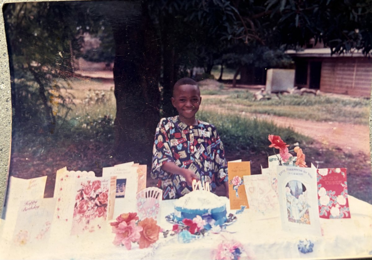AskMichaelTaiwo's tweet photo. My kids spent last night debating the exact minute to say happy birthday.

Daddy was born in Nigeria, we live in America, so the birthday technically starts about eight hours before their cake does.

Final ruling: celebrate twice. I did not appeal. https://t.co/o0oynoYJMN