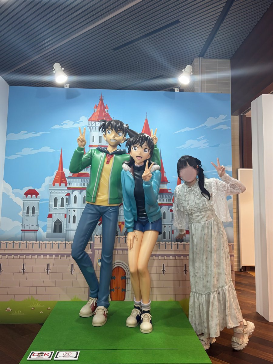 _ukrtt_'s tweet photo. 語彙力ないから全ての展示にかっこいい😭かわいい😭と言っていた
♡#コナン展 #アニコナ展♡ https://t.co/GRDpFQP0WG
