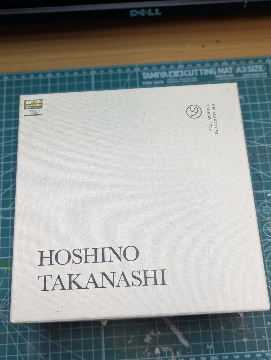 PTouhou's tweet photo. 今回買ったホシノのガレージキット（@VaistarStudio）
箱に箔押しでキット名書いたりとか、説明書が気合いは入ってるね。
こういうの好き

#WF2026S  #ワンフェス  #ガレージキット https://t.co/elPHAURpfc