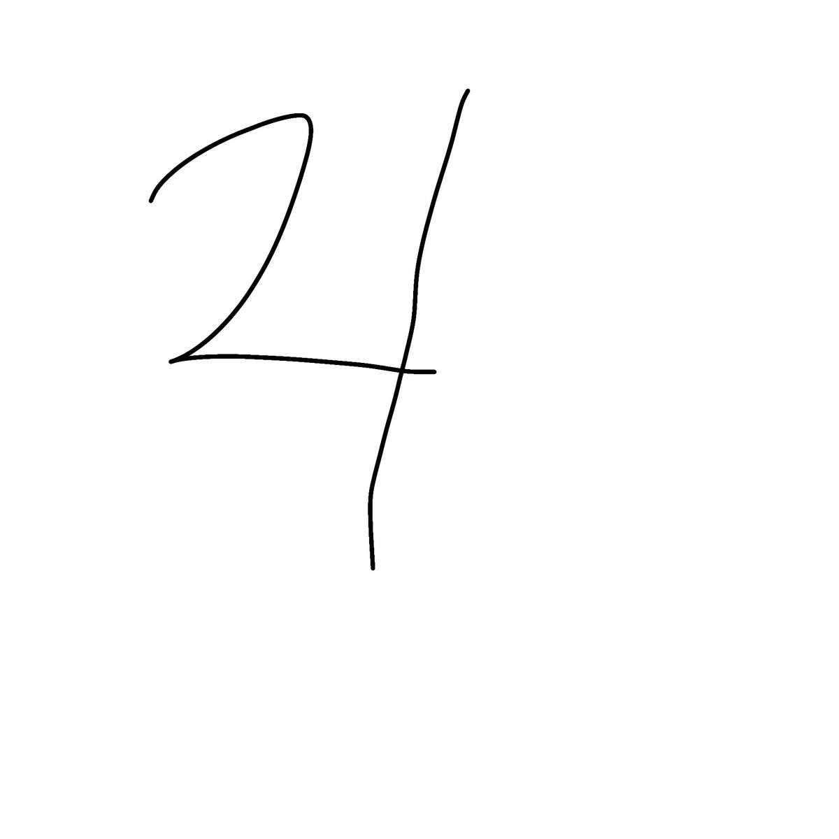 kaiwaikiku_132's tweet photo. 友達が21をこうやって書いてて4かと思った https://t.co/8LJKhJO7Lp