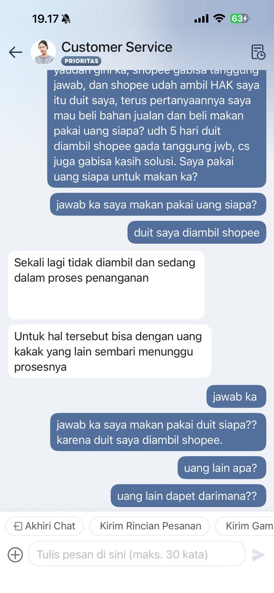 quinnevercry's tweet photo. demi Allah ini CS terasbun di shopee disuruh pakai uang lain😭🥴 cs asbun anjir nama samaran di cs shopee nya cs saputra wkwkwk sumpah gajelassss tolong ini mah duit saya dibalikin @ShopeeID @ShopeePay_ID @ojkindonesia https://t.co/DQJ6oBiKzS