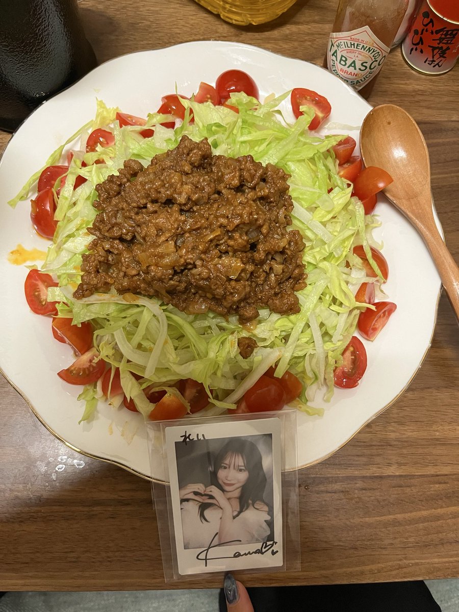 takehakarina's tweet photo. 自家製タコライスいい感じに盛れた！
検索BAN解除されたかな|´-`)ﾁﾗｯ
#ふれちゃ
#かりなみっけ https://t.co/XbOtpsQIiI