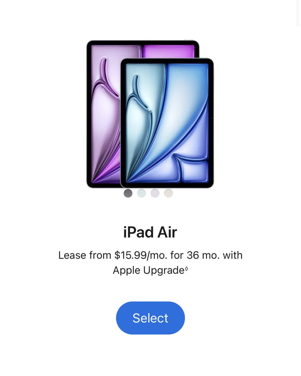 stufflistings's tweet photo. Apple has announced Apple Upgrade.

Lease Apple products for a monthly payment, then upgrade to something new at the end of the lease. https://t.co/xCp8MEgzsD