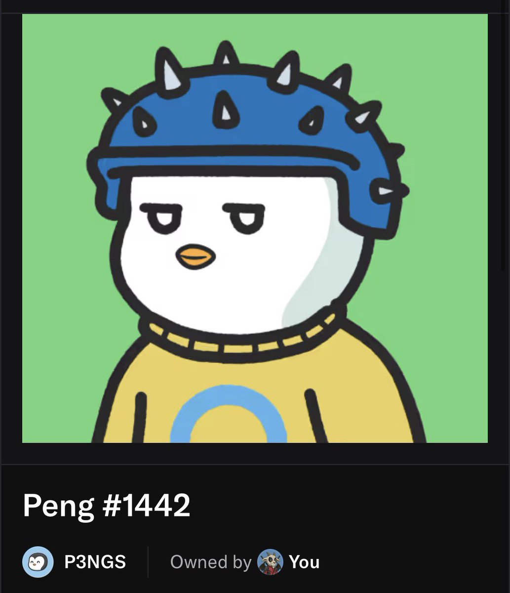 0xShade404's tweet photo. gm. 🐧 🧊 

P3NGSNFT is building. early supporters always see the vision first.

opensea: https://t.co/MkjvqECCzk

x: @P3NGSNFT 

collect. hold. build. 🐧⚡

#nft #opensea https://t.co/bQytjzv2Ib