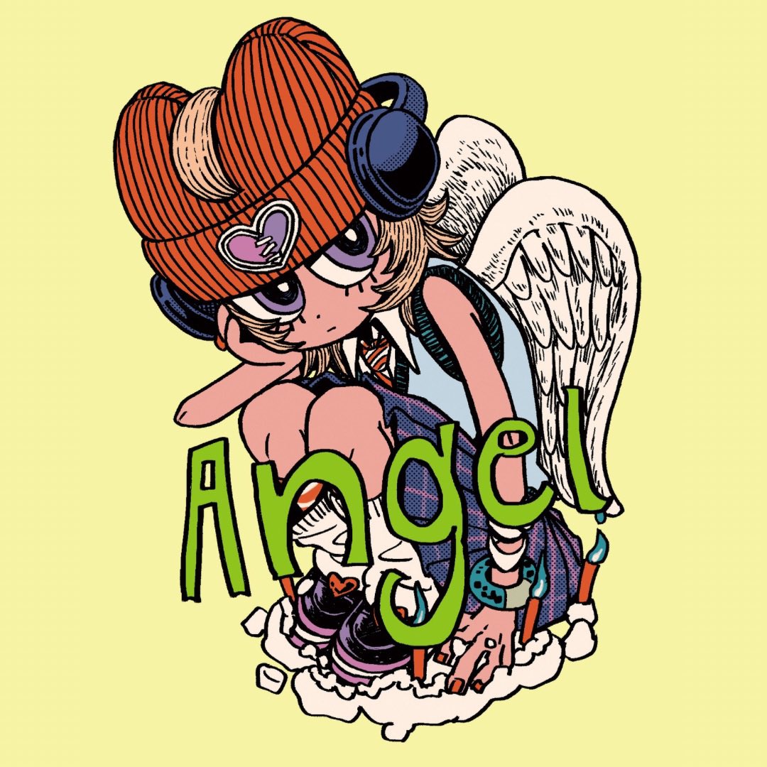 不満げエンジェルちゃん👼🏻🎂 アクキーとステッカーにしました