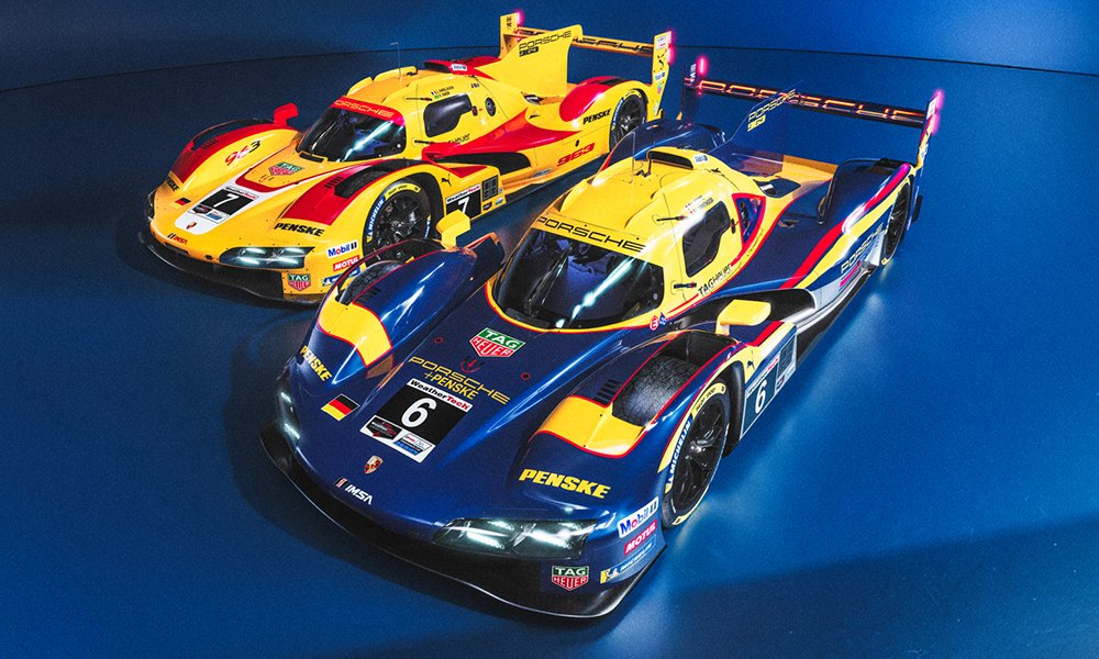 sportscar365's tweet photo. 🎨 THROWBACK LIVERIES: @PorscheRaces @Team_Penske will celebrate two iconic sports car racing eras in this weekend's @IMSA Motul SportsCar Endurance Grand Prix at @RoadAmerica, with a pair of heritage liveries on its Porsche 963s.

➡️ https://t.co/bowmpoJ3D2 #IMSA https://t.co/fVU0dDeInY