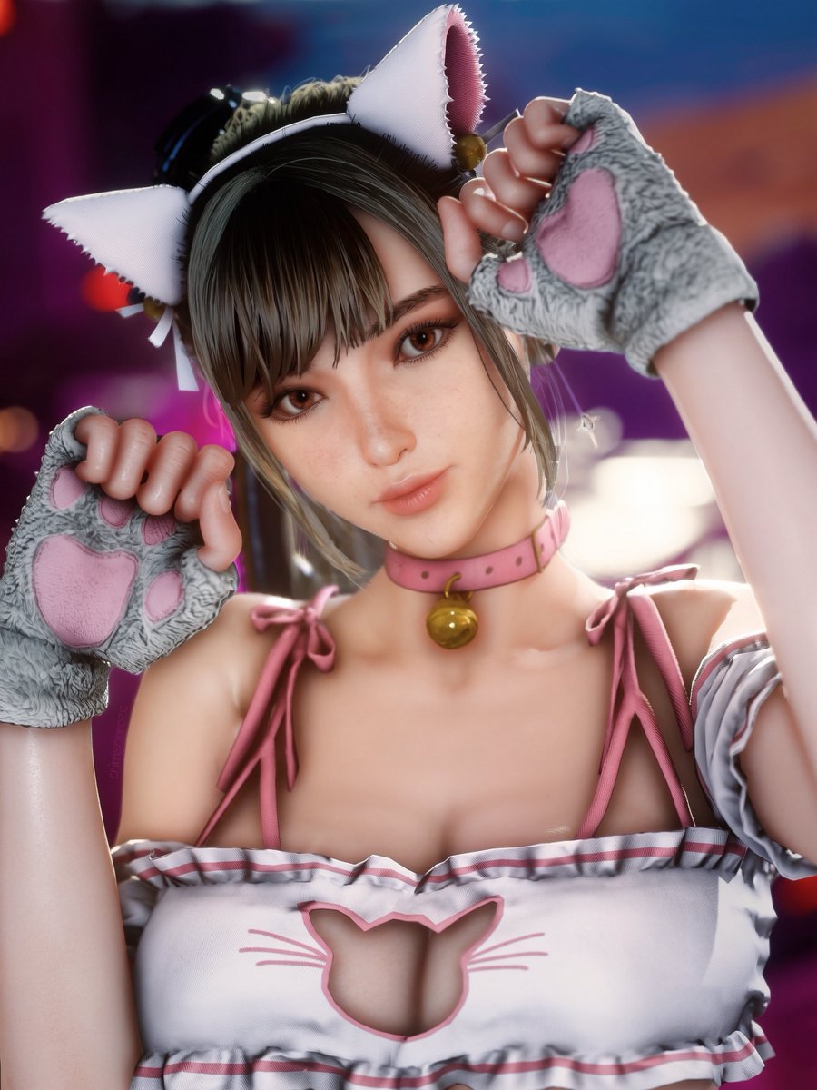 CrimsonRoze's tweet photo. Meow Meow EVE😽 #StellarBlade https://t.co/jEPE8se5vE