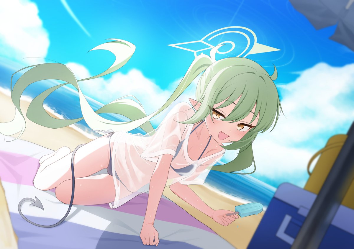 3898_Spade's tweet photo. 海であった出来事
#ブルアカ https://t.co/JHOU6PYs8I