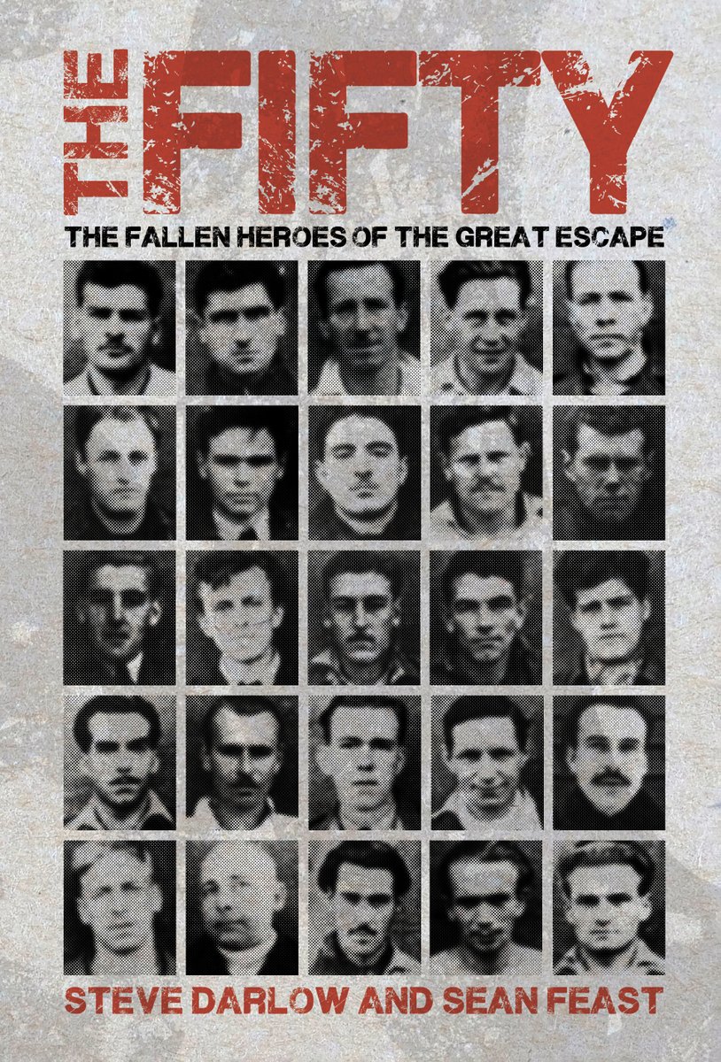 FightingHigh's tweet photo. 84 years ago tonight, Patrick Langford was shot down over Germany. He survived and was later involved in the Great Escape, only to be murdered by the Gestapo. His story is told in The Fifty by @stevedarlow and Sean feast. We remember him. #GreatEscape https://t.co/H6LyqKQYSn https://t.co/pdw0VlJp4g