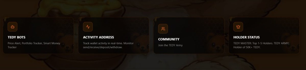 Tedy2206's tweet photo. TEDY Home is now live.

Built to make navigating TEDY platform easier for everyone. 

Stay tuned more will be coming soon 🐻🥂 https://t.co/xnTtK6u42S