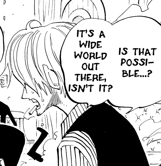 mugiriya's tweet photo. Sanji acting all shocked that cyborgs exist is so funny in retrospect like he wasn't surrounded by his scientifically enhanced super soldier siblings growing up https://t.co/bHCLpbAuuz