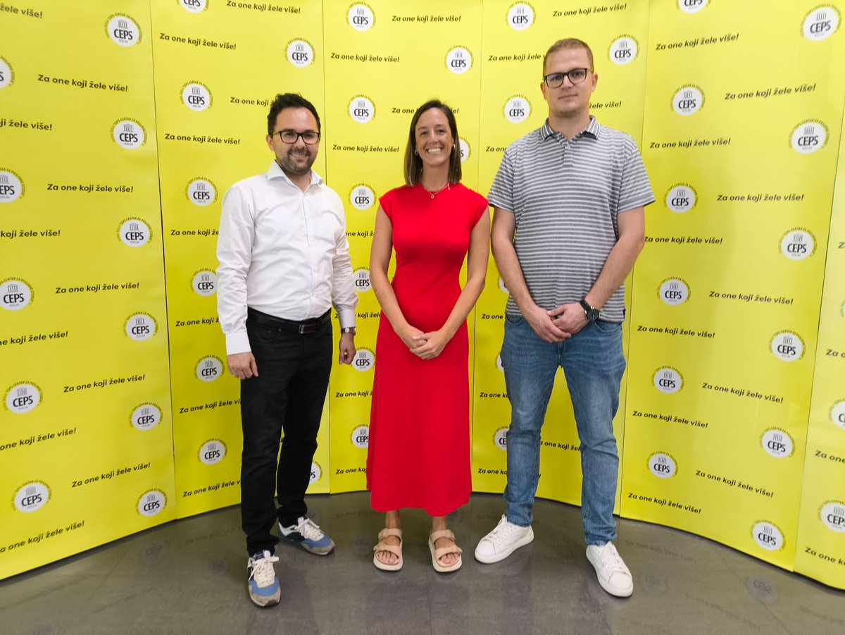 UCAM_Investiga's tweet photo. 🇧🇦🏋️La investigadora de @UCAM_CAFD Carmen Daniela Quero ha realizado una visita a la Visoka škola CEPS, en Bosnia y Herzegovina, en el marco de una movilidad Erasmus+ para personal docente e investigador (PDI). Esta visita se ha centrado en fortalecer la cooperación internacional y fomentar el intercambio de experiencias entre ambas instituciones.
