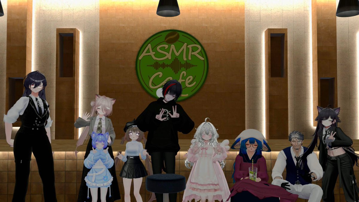 VRC_ASMRCafe's tweet photo. 皆様こんにちは！

第8回【 ASMRCafeあすもあ 】にご来店いただき、ありがとうございました〜！

8月がもう目の前☀️
すでに燃えるような暑さですね😅虫さんも活発になってきています！いやぁ〜ほんと″ムシ″できない暑さってネ！HAHAHA‼️

惜しくも今回リクインが叶わなかった方も、ぜひ来週お越しくださいませ！

また、22:00以降のアフターではどなたでも入退場自由となっておりますので、そちらもぜひご参加ください✨☕️

#VRChat　#VRC　#ASMRCafeあすもあ　#ASMR　#VRCイベント