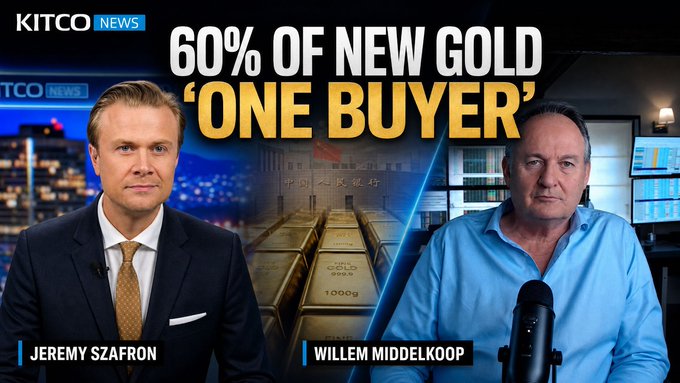 GoliathResource's tweet photo. Is Gold Already Undergoing a Global Monetary Reset?

In a fascinating interview with Kitco News, Willem Middelkoop argues that the global monetary system may already be experiencing a gradual reset.

🏦 He points to continued central bank gold buying, changing reserve strategies, and growing demand from Asia as signs that gold is quietly regaining a larger monetary role.

🟡 Whether you agree with every prediction or not, the discussion offers an interesting perspective on where the global financial system—and #gold—could be heading.

👉 https://t.co/8kPb67CADy

@wmiddelkoop #Mining #PreciousMetals #Gold