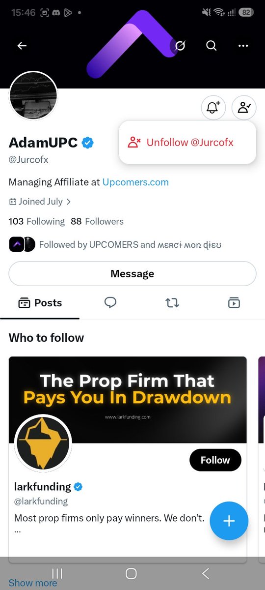 fxking256's tweet photo. @merci__mon_dieu @upcomers_com @JakubUPC @Jurcofx @Kjer ,@danielgross ,@mymalishka This prom firm is hot 2 payouts https://t.co/1S6X0Say3c