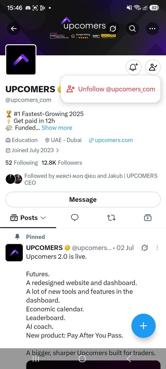 fxking256's tweet photo. @merci__mon_dieu @upcomers_com @JakubUPC @Jurcofx @Kjer ,@danielgross ,@mymalishka This prom firm is hot 2 payouts https://t.co/1S6X0Say3c