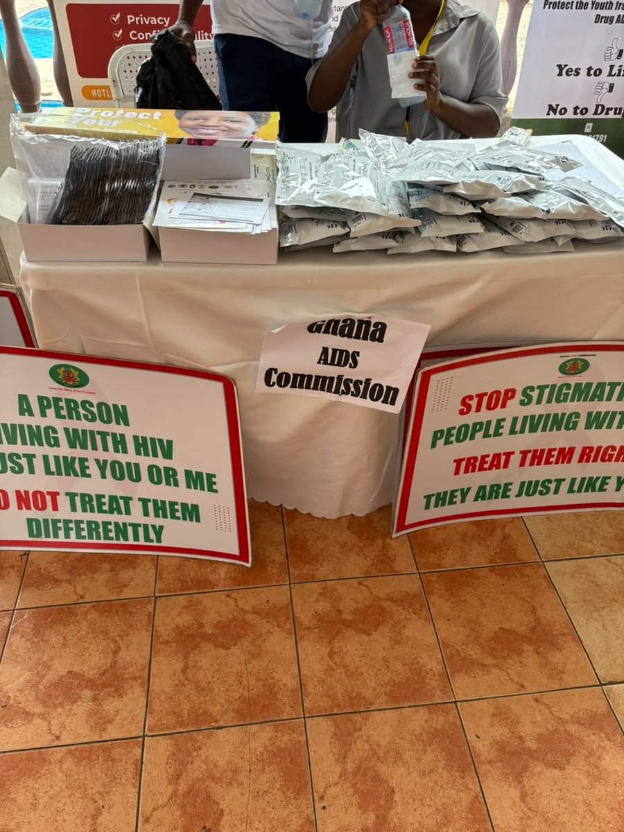 ghanaids's tweet photo. The Ghana AIDS Commission was there to lend our voice. As our population grows, so does the need for inclusive health services. We’re committed to ensuring every Ghanaian has access to HIV prevention, testing, and treatment.
#GhanaAIDSCommission #KnowYourStatus #HIVPrevention #fy https://t.co/OPQYb1DCDU