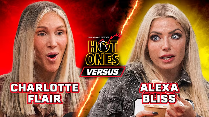 BlissedForBliss's tweet photo. We've got the thumbnail for the Hot Ones Versus, Charlotte VS Lexi!!!!!
Can't wait!!

@AlexaBliss_WWE @MsCharlotteWWE 

#hotones #firstwefeast #alexabliss #charlotteflair #wwe https://t.co/4Wvpp4PPWD