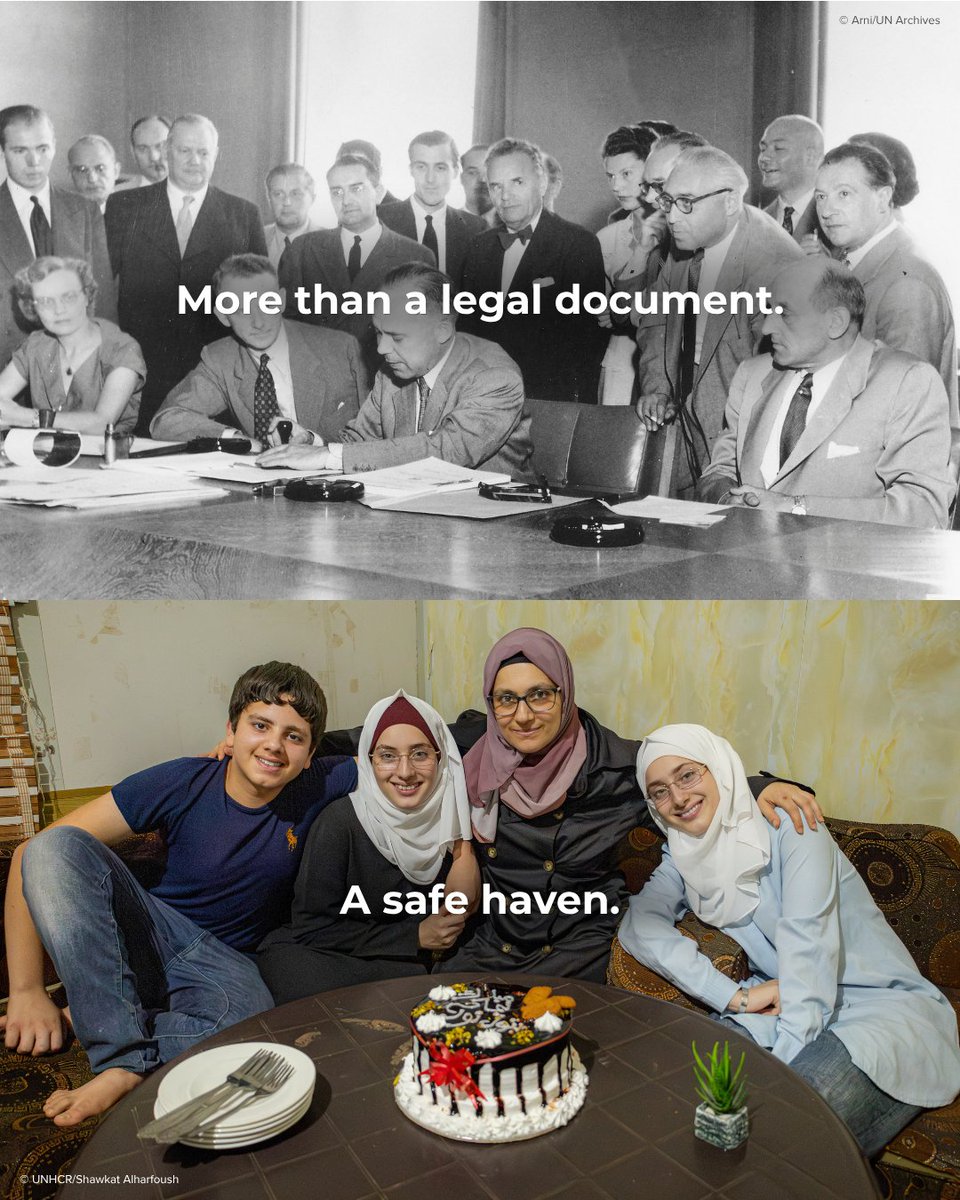 Refugees tweet picture