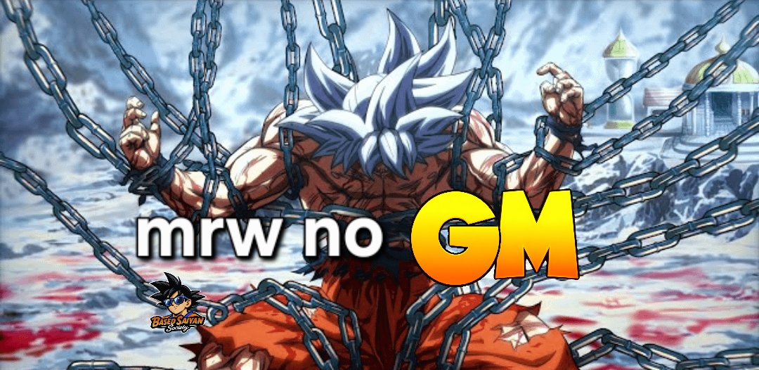 Goku_is_Lit_Me's tweet photo. GM, frens. 

There are many things that can chain a person to this temporary life. Remember to invest your time into the things that matter; namely, God and people. 

Serve God, love your tribe, be dangerous. And do your pushups and Bible reading! https://t.co/1MjKqoUtAi