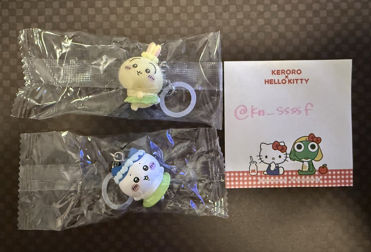 kn_ssssf's tweet photo. 【交換】 ちいかわ 人魚の島のひみつ めじるしチャーム 特典

譲:うさぎ、ハチワレ
求:ちいかわ▷くりまんじゅう

ID付き写真添付します。
また横浜お手渡しor郵送のみになります。
引用元にリプをお願いいたします。 https://t.co/6m2YwAMMLt