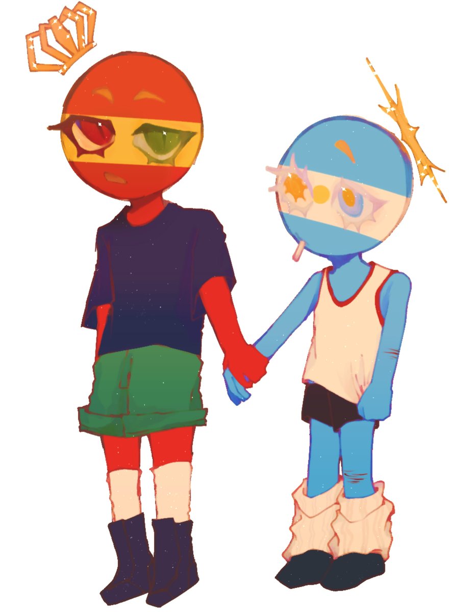 Delululu_14's tweet photo. I was distracted by them for a while; now I'll try to refocus...
•
•
•
#countryhumans 
#countryhumansespaña 
#countryhumansargentina https://t.co/Jj1zqMYH81