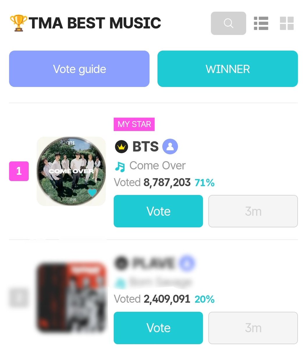 Yoon_kookie97's tweet photo. Don't forget to vote for Come OVER &amp; BTS on Fanstar !! https://t.co/j109GvenqS