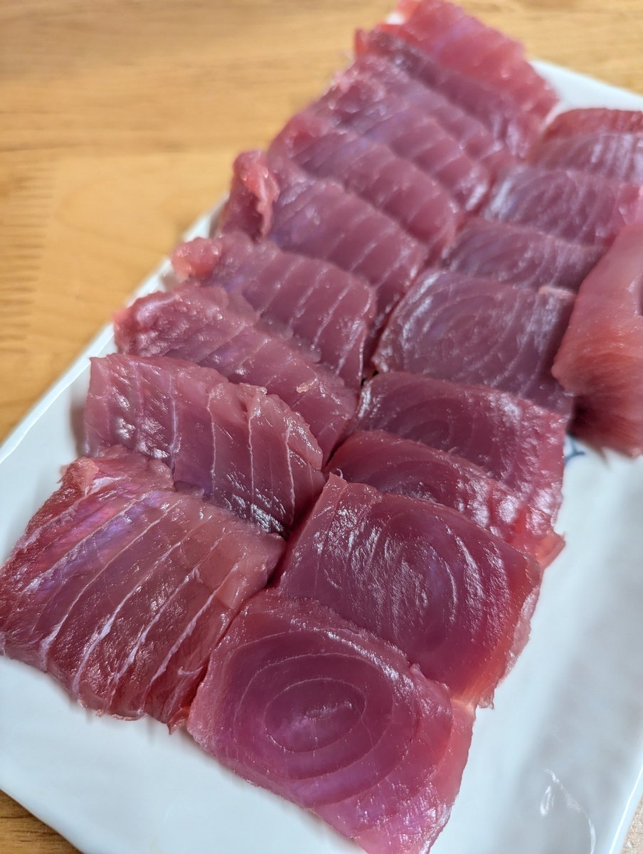 hiromuturi's tweet photo. 今年のキハダ美味い🐟️ https://t.co/04AQygI8en