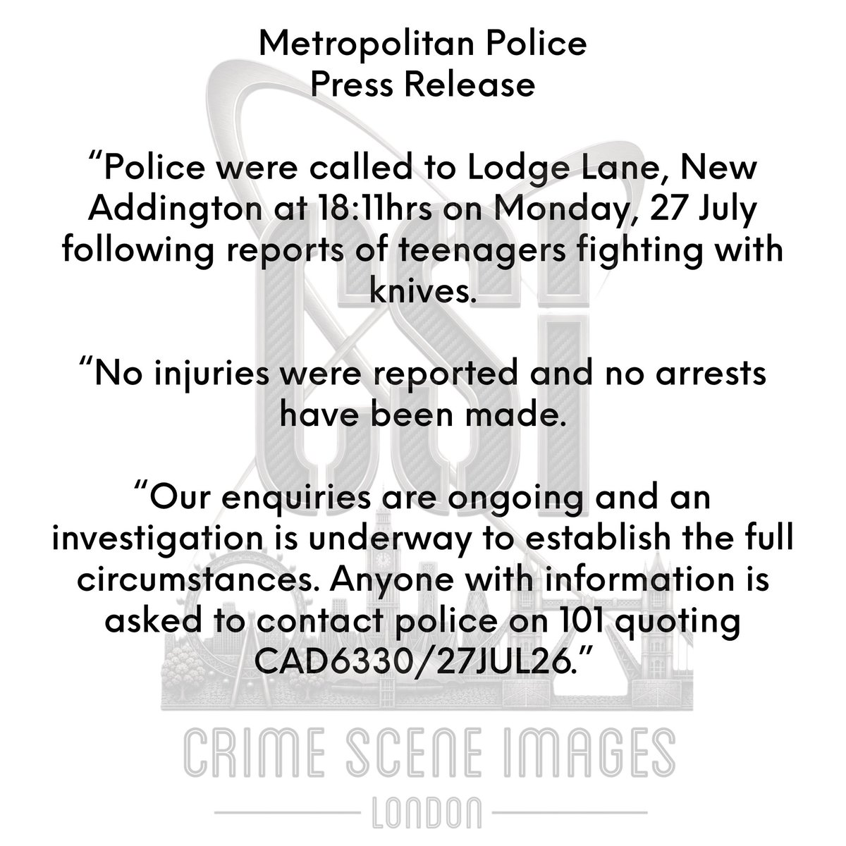 csi_london's tweet photo. Police responded to reports of a fight with knives in New Addington last night. Police have not confirmed the claim heard on the video that it was as a result of attempted bike theft. It appears only one machete was brandished but used by two males to threaten the others present.

🎥 PatientElk8388 on FB.

@CrimeLdn @ScarcityStudios @999London @uknip247 @obbsie @dwaynamics @totalcrime