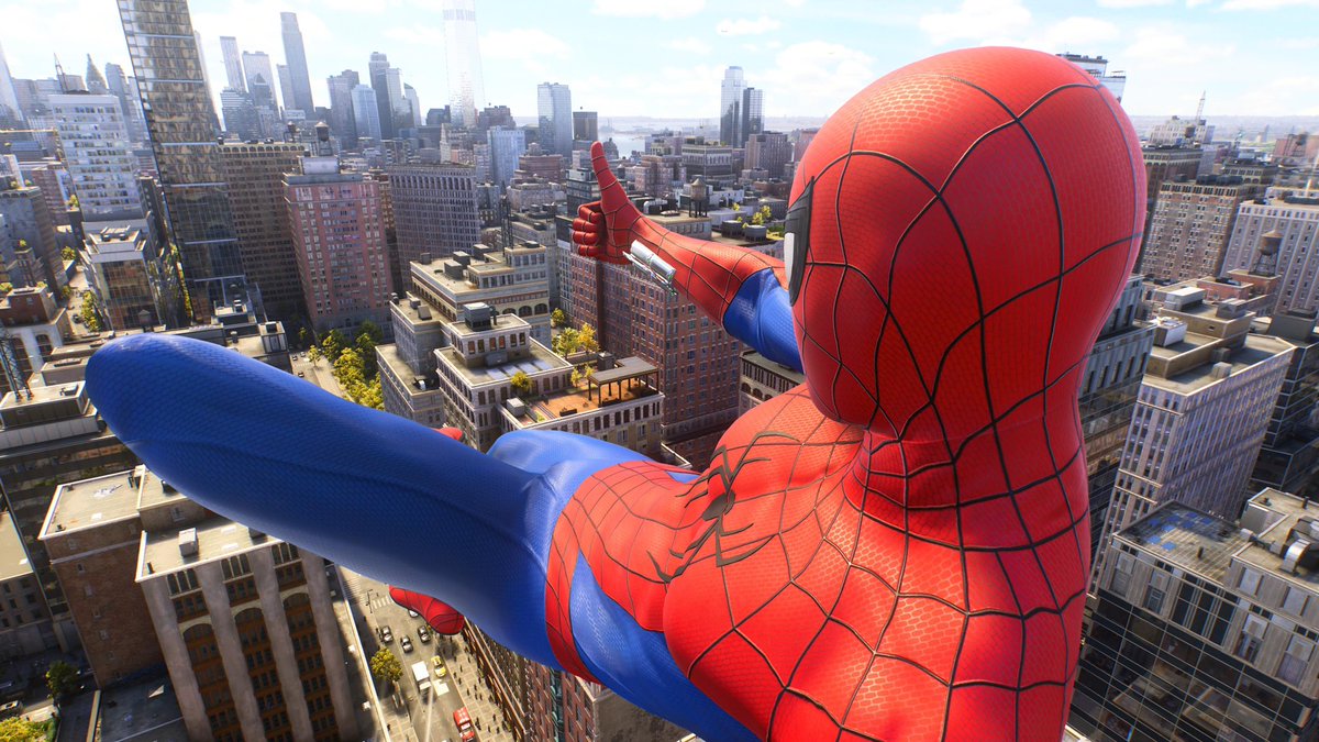 Superpod19's tweet photo. Here are some photos I took with the new costume🤩🤩🤩🤩 #spiderman #brandnewday https://t.co/oCMoc0Np4C